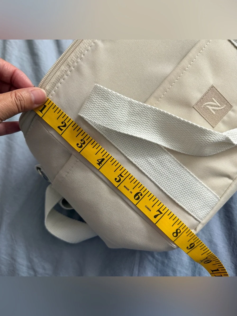 Limited Edition Nespresso Cream Insulated Cooler Travel Tote with long strap